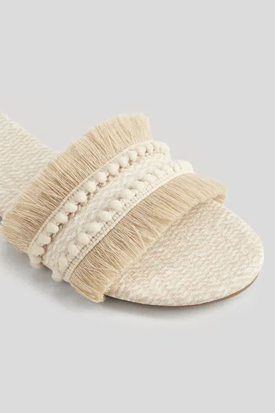 Cupshe Sandy Stride Straw Sandals In Neutral