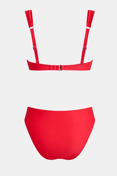 Cupshe Mango Breeze Red Bikini Set In Multi