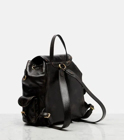 Miu Miu Leather Backpack