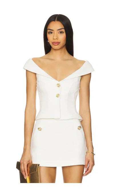 Majorelle Oberteil Brooke In White