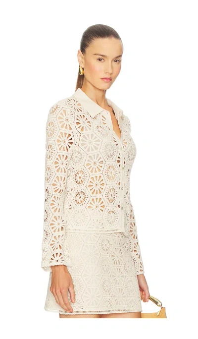 Misa Oberteil Fleur In White