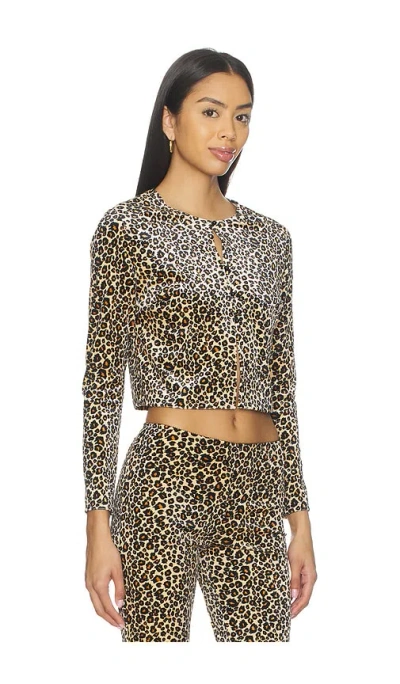 Only Hearts Cardigan In Animal Print