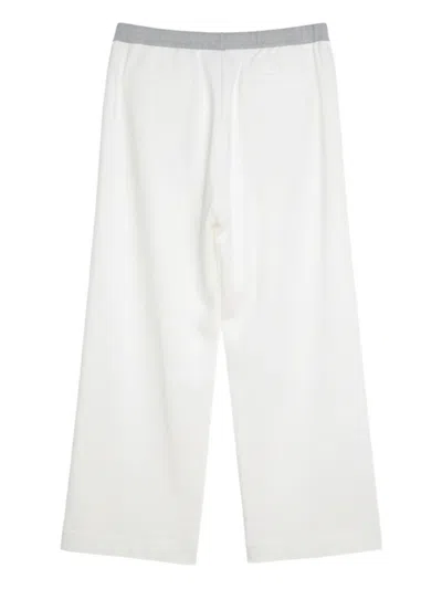 Brunello Cucinelli Cotton Track Pants In Gray