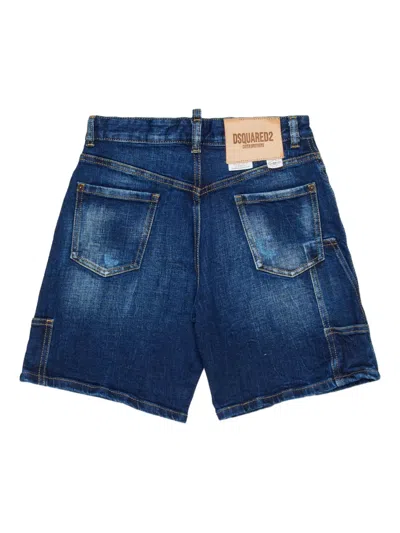 Dsquared2 Five-pockets Denim Shorts In Blue