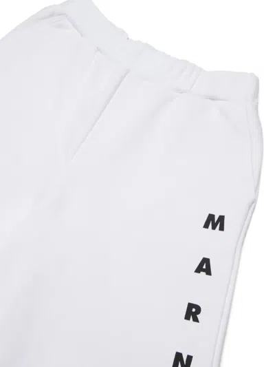 Marni Logo-print Shorts In White