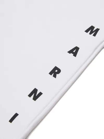 Marni Logo-print Shorts In White