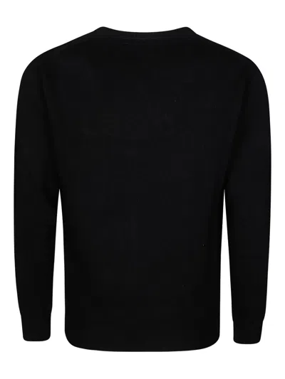 Mc2 Saint Barth Graphic Sweater In Black