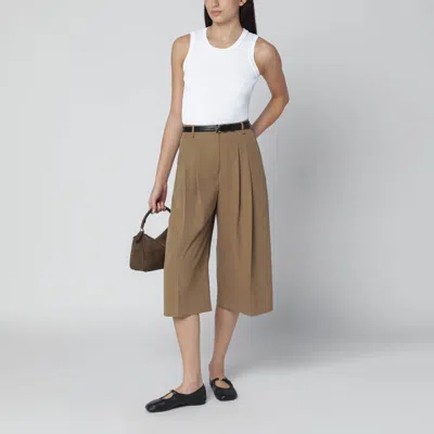 Loewe White Ribbed Viscose-blend Tank Top In White