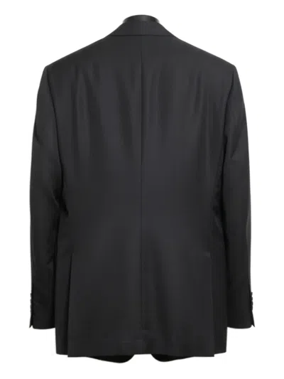 Tom Ford Three-button Patch-pocket Blazer In Black