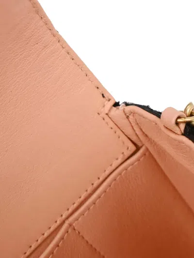 Pre-owned Chanel 2000-2001 Haircalf Chain Shoulder Bag In Black