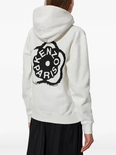 Kenzo Boke Flower 2.0 Hoodie In White