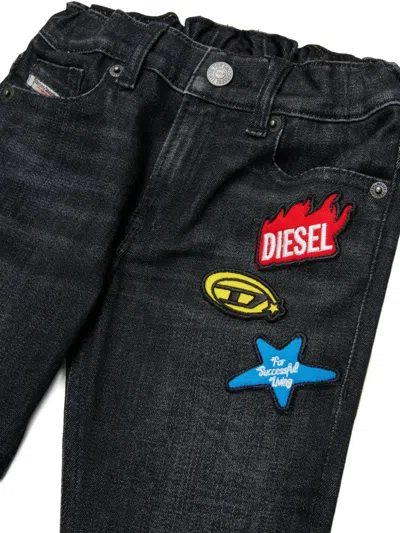 Diesel D-gale-b Jeans In Black