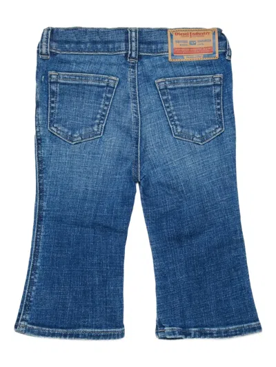Diesel D-heki-b Flared Jeans In Blue