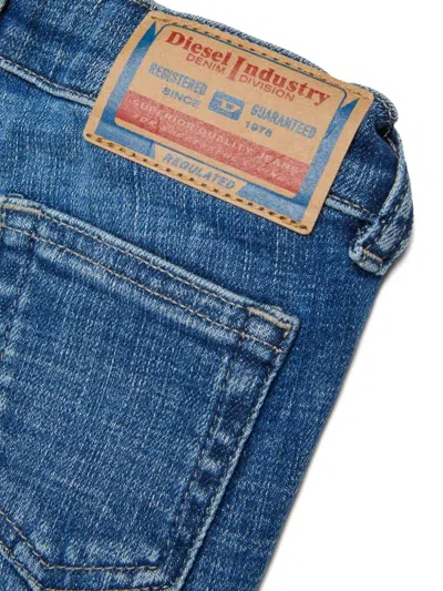 Diesel D-heki-b Flared Jeans In Blue