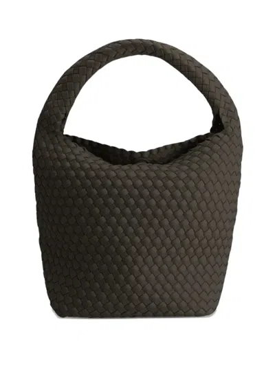 Marrea Woven Shoulder Bag In Brown