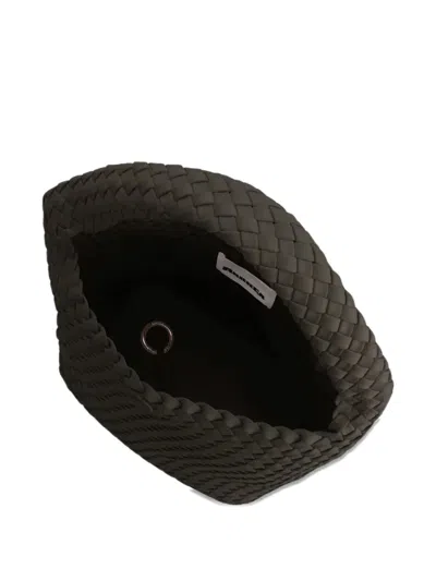 Marrea Woven Shoulder Bag In Brown