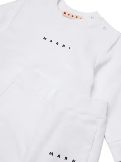 Marni Logo-print Tracksuit In White