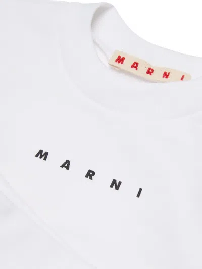 Marni Logo-print Tracksuit In White
