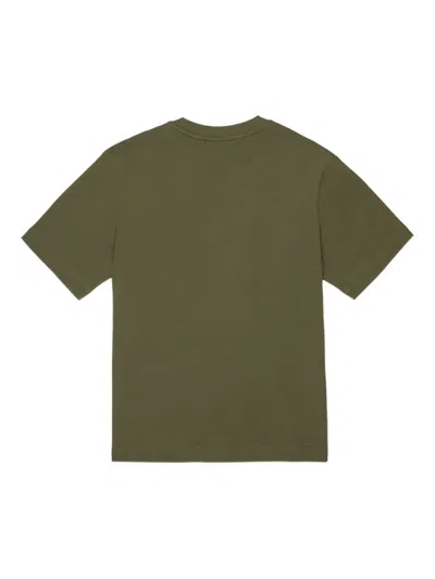 Diesel T-shirt With Printed Oval D Logo In Multi