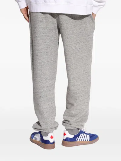 Dsquared2 Logo Printed Drawstring Sweatpants In Gray