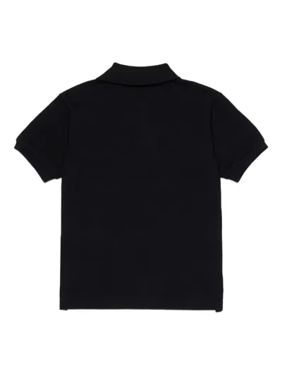 Dsquared2 Logo-appliqué Polo Shirt In Black