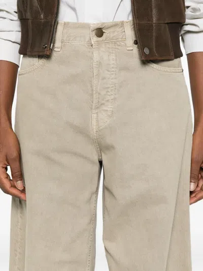 Haikure Five-pocket Jeans In Brown