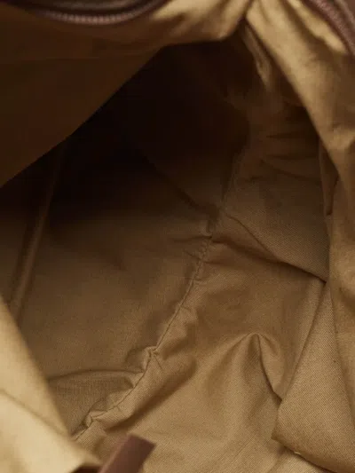 Pre-owned Bottega Veneta 2010 Leather Messenger Bag In Neutral