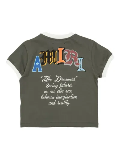 Amiri Ringer Tiger Graphic T-shirt In Green