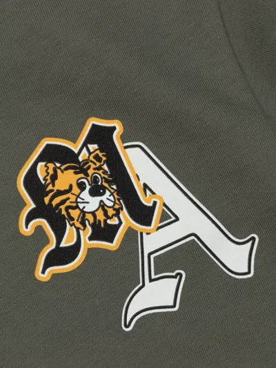 Amiri Ringer Tiger Graphic T-shirt In Green