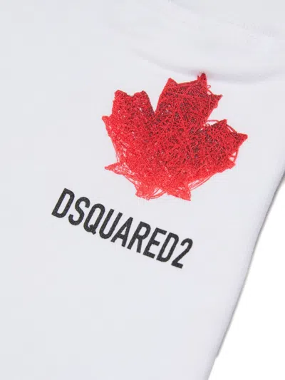 Dsquared2 Cotton Shorts In White