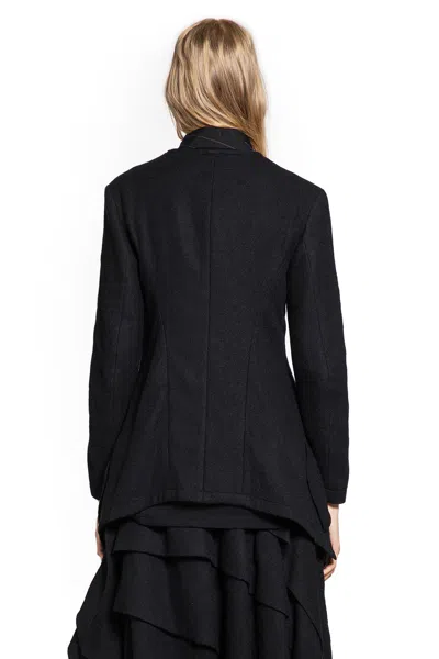 Yohji Yamamoto F Zip Slim Jacket In Black