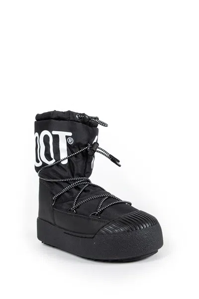 Moon Boot Mb Mrack Polar Ankle Boots In Black Nylon In Black