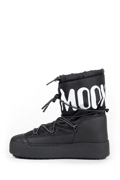 Moon Boot Mb Mrack Polar Ankle Boots In Black Nylon In Black