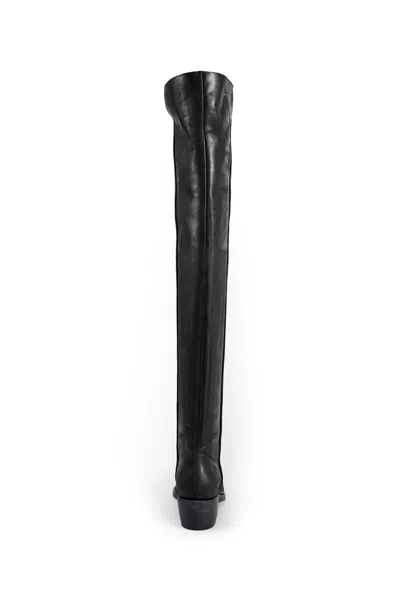 Khaite Clive 35 Leather Over-the-knee Boots In Black