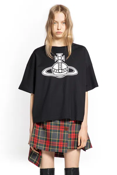 Vivienne Westwood Paris Orb Box T-shirt In Black