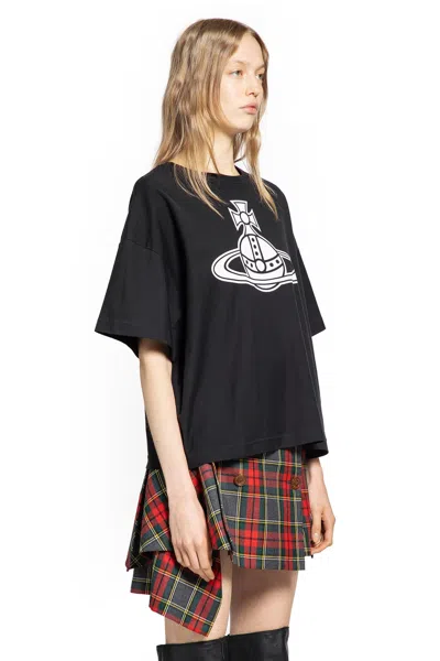 Vivienne Westwood Paris Orb Box T-shirt In Black