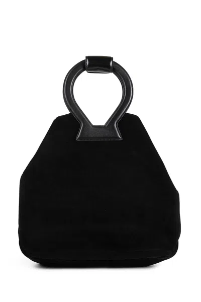 Luar Brooke Round-handle Tote Bag In Black