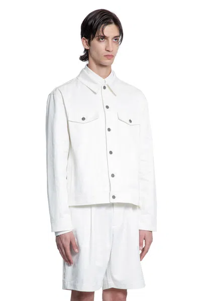 Soulland Declan Denim Jacket In White