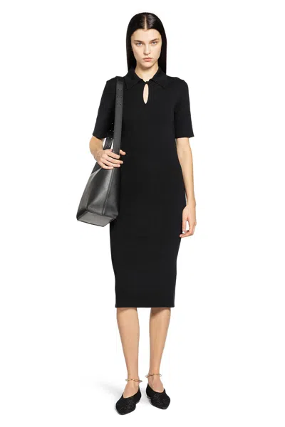 Jil Sander Polo Dress In Black