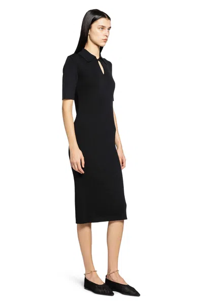 Jil Sander Polo Dress In Black
