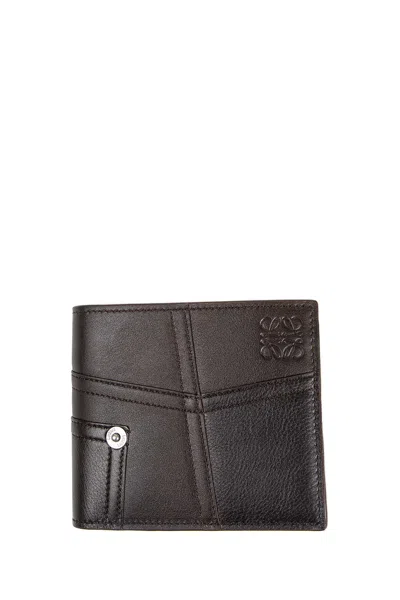 Loewe Mens Panta Bifold Wallet In Brown