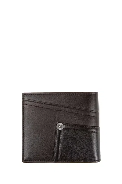 Loewe Mens Panta Bifold Wallet In Brown