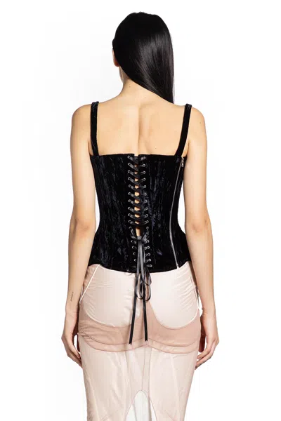 Dilara Findikoglu Shield Corset In Black