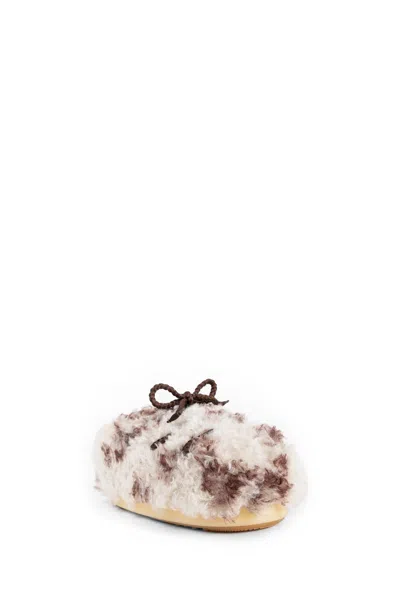 Moon Boot Evx Slip-on-style Faux Shearling Mules In Multi