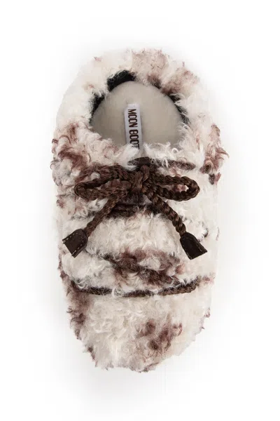 Moon Boot Evx Slip-on-style Faux Shearling Mules In Multi