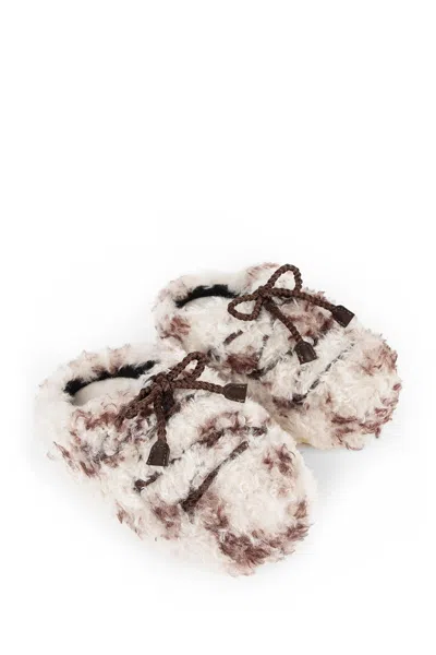 Moon Boot Evx Slip-on-style Faux Shearling Mules In Multi