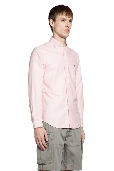 Polo Ralph Lauren Custom Fit Oxford Shirt In Pink