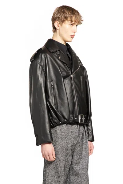Loewe Balloon Biker Jacket In Nappa In Black