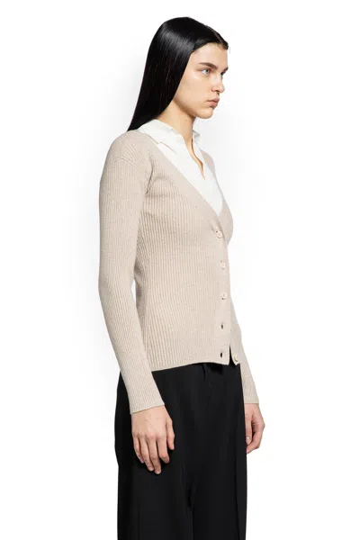 Max Mara Wool And Cashmere Cardigan In Multi