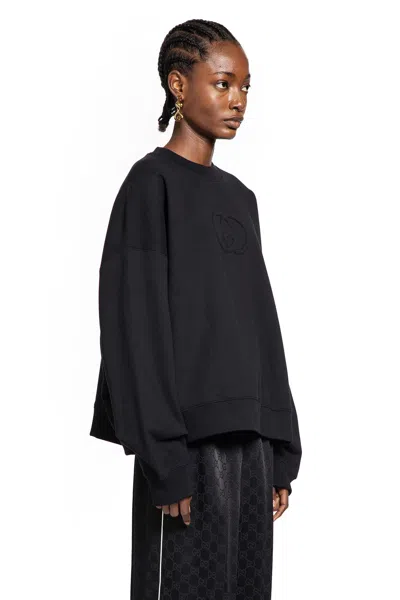 Gucci Interlocking G Sweatshirt In Black
